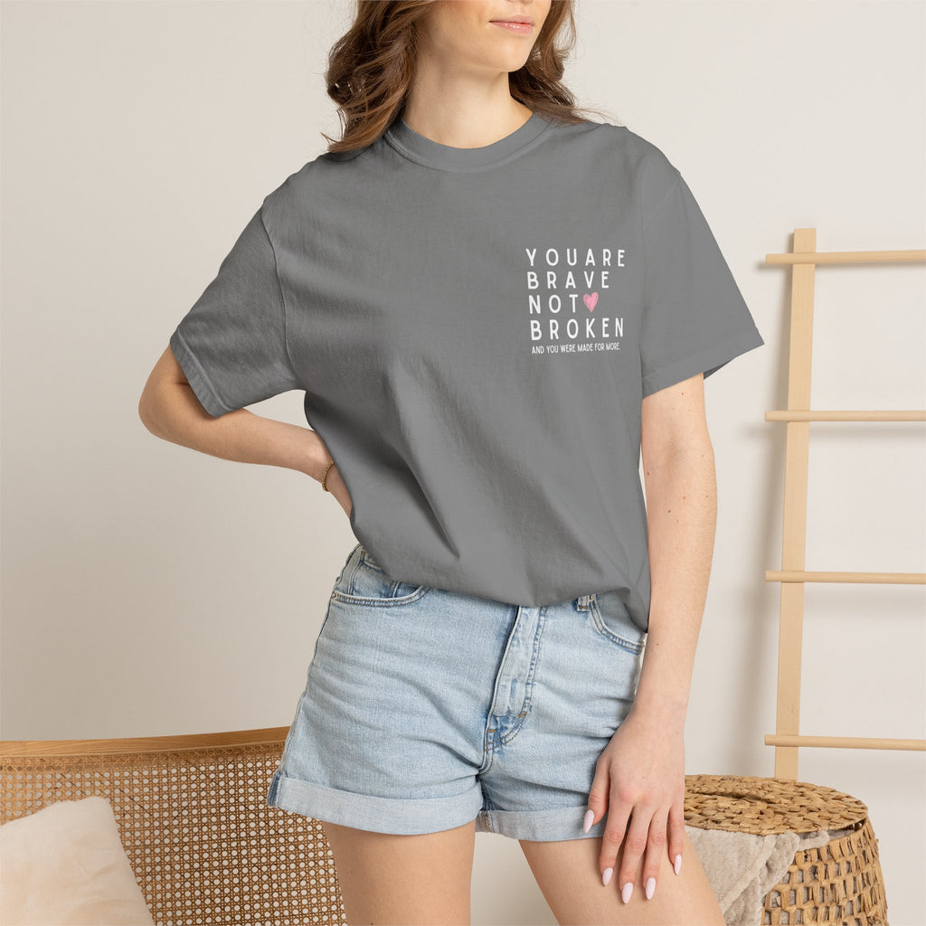 Brave, Not Broken – Hazelnut T-Shirt