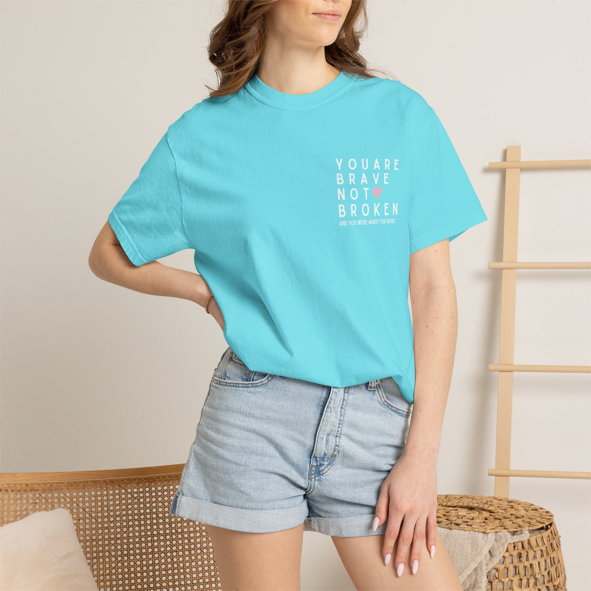Brave, Not Broken – Hazelnut T-Shirt