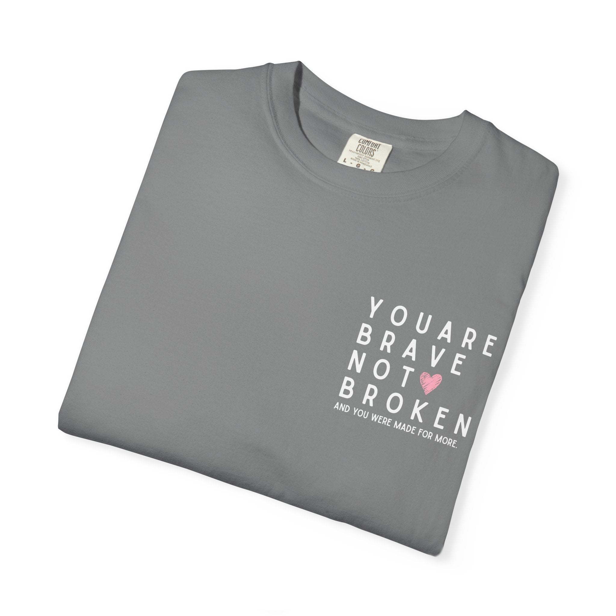 Brave, Not Broken – Hazelnut T-Shirt