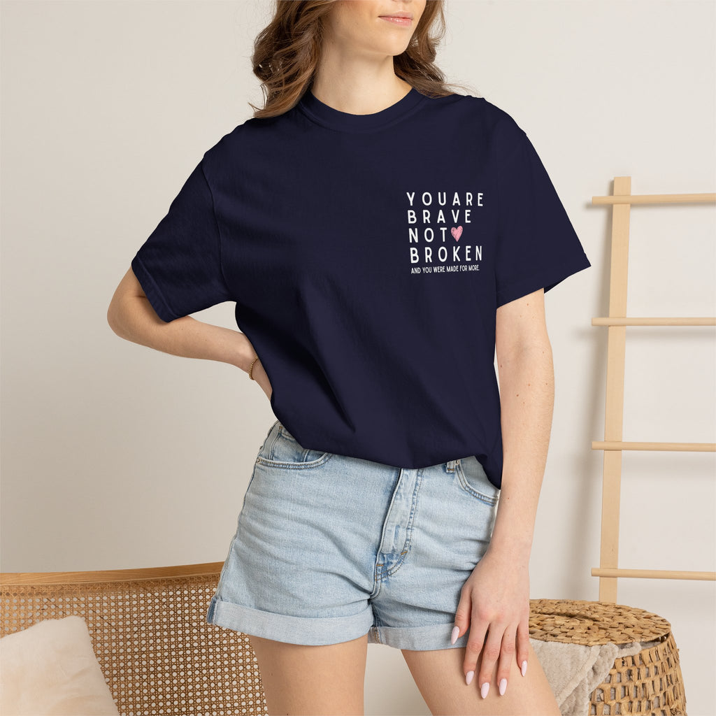 Brave, Not Broken – Hazelnut T-Shirt