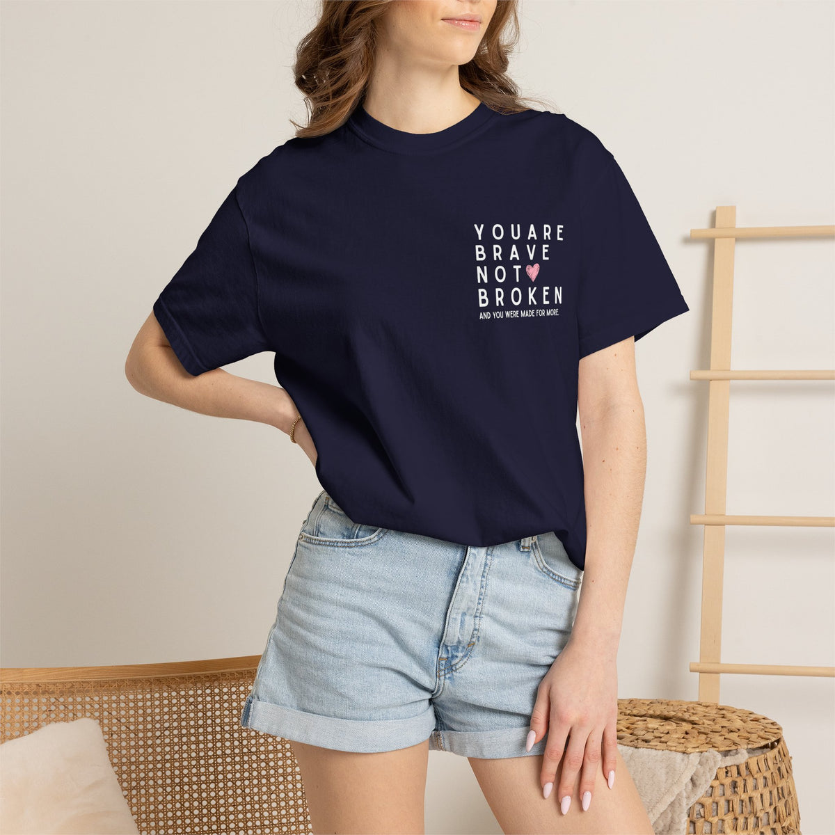 Brave, Not Broken – Hazelnut T-Shirt