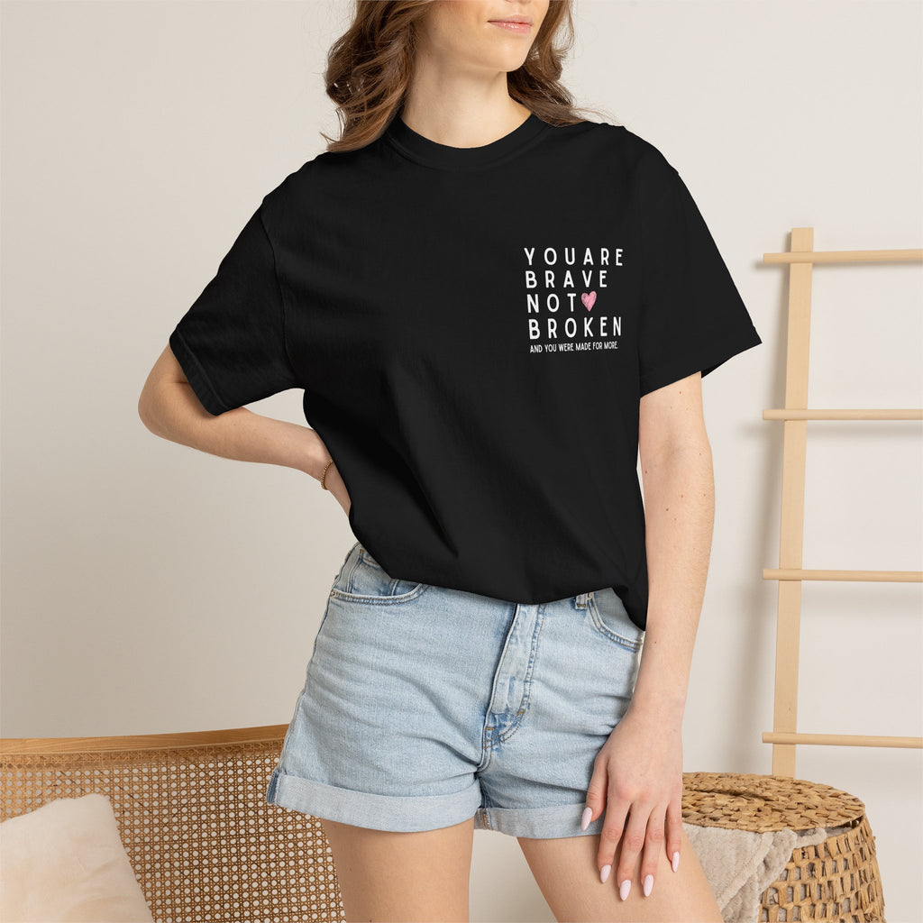 Brave, Not Broken – Hazelnut T-Shirt