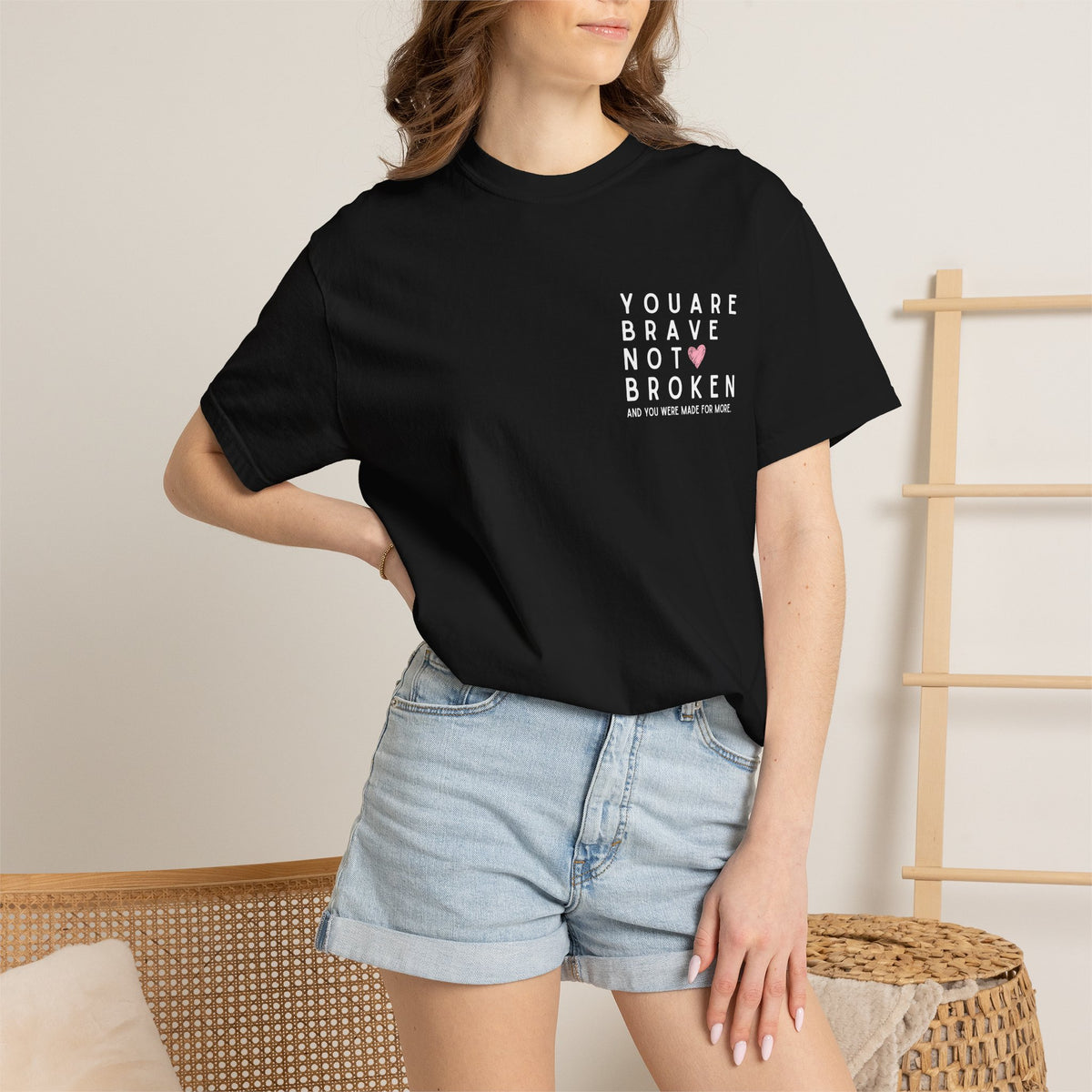 Brave, Not Broken – Hazelnut T-Shirt