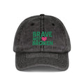 Brave Not Broken Embroidered Vintage Cap