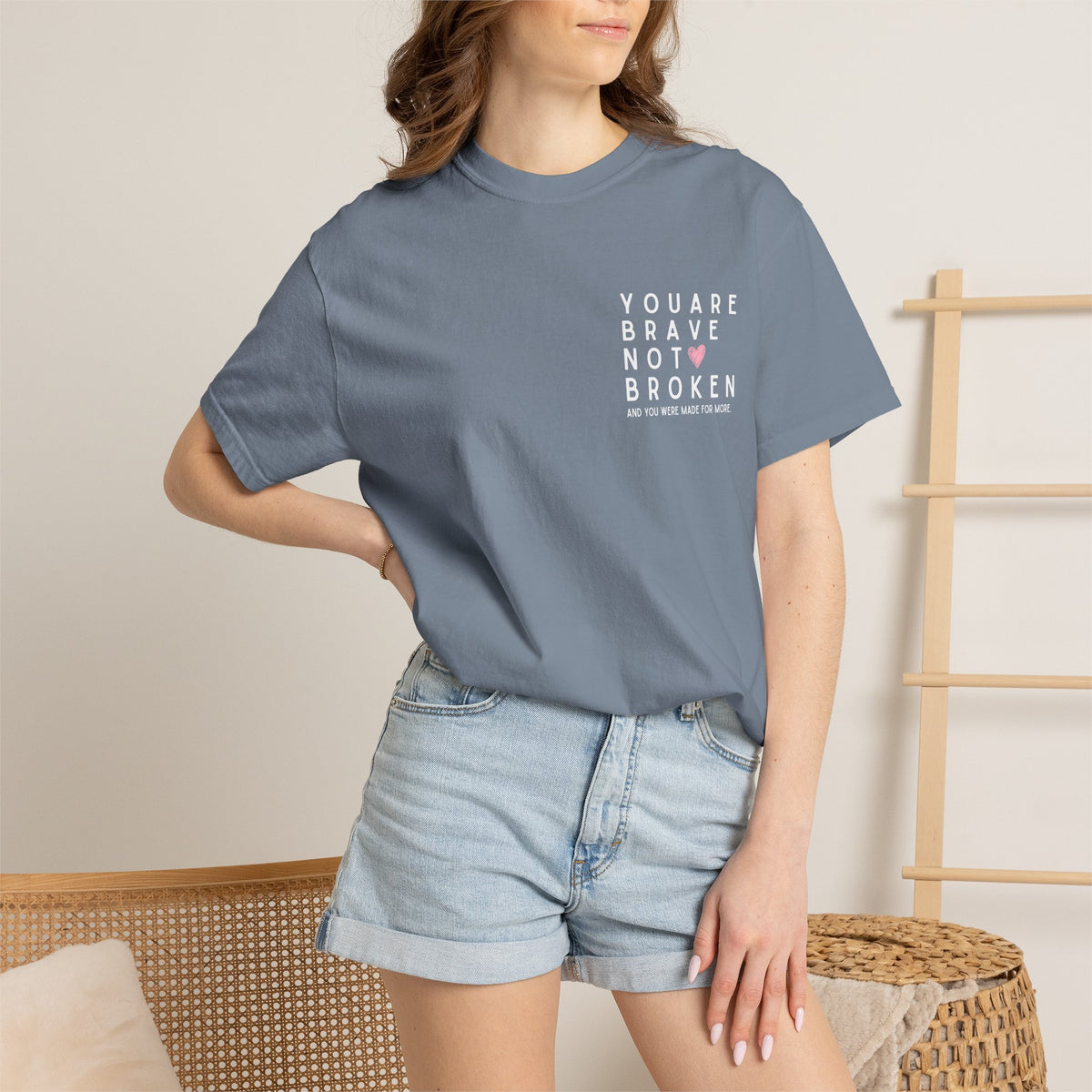 Brave, Not Broken – Hazelnut T-Shirt