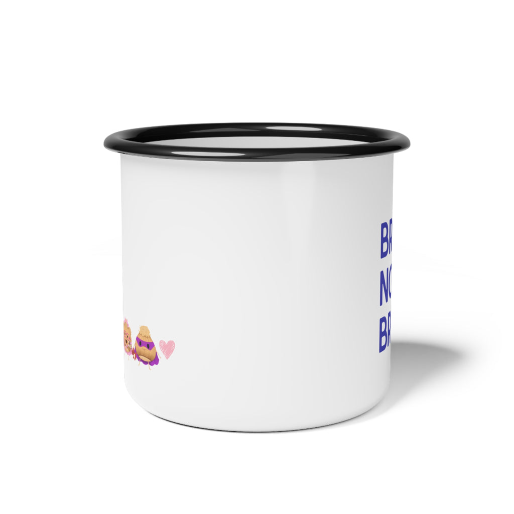 Brave Not Broken Enamel Camp Cup