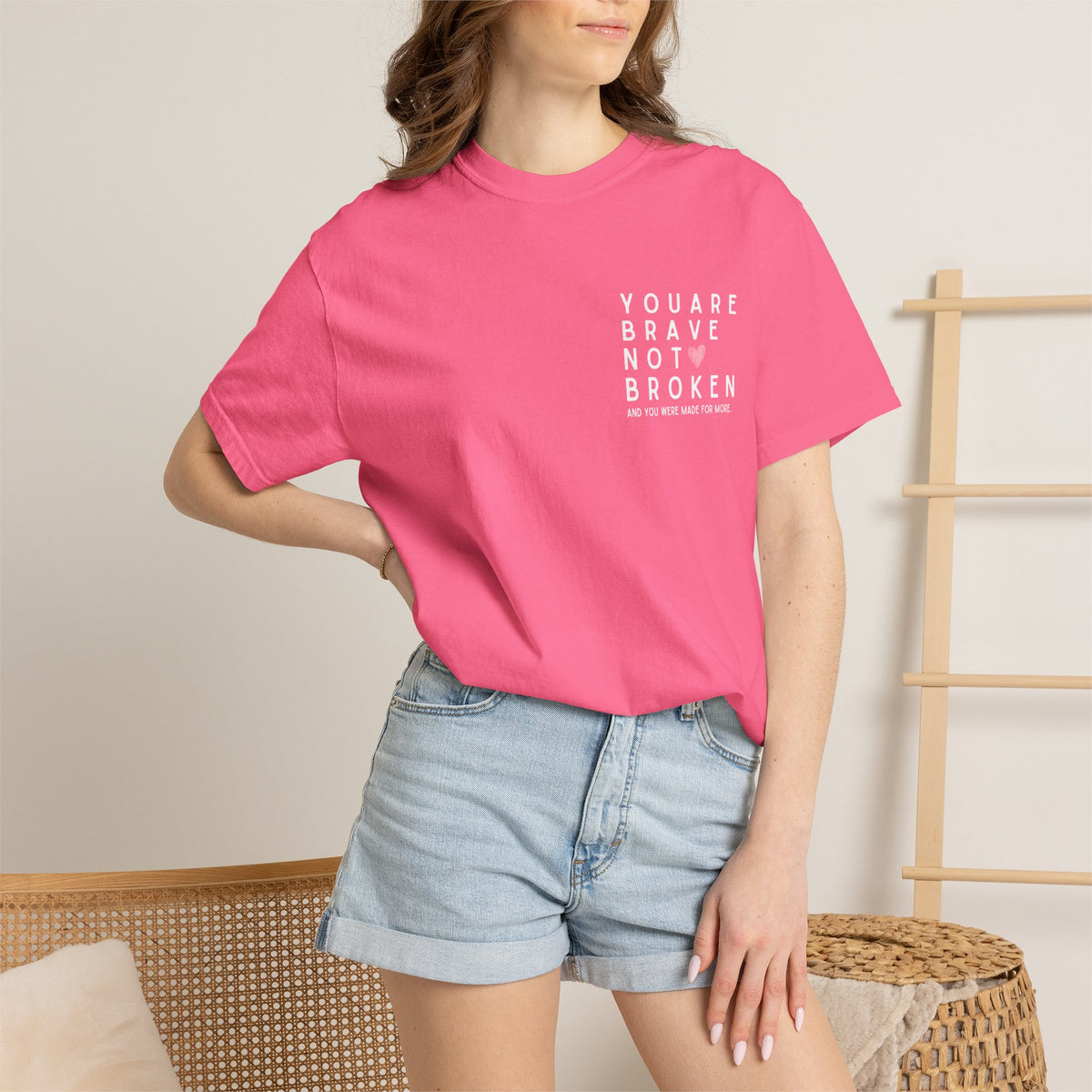 Brave, Not Broken – Hazelnut T-Shirt